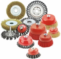 Щетка чашечная для УШМ 150 мм (6), латунированная, волнистая проволока оптом