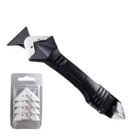 Шпатель-скребок угловой 3 в 1, 5 насадок, "MAXIMUM" MX 15487